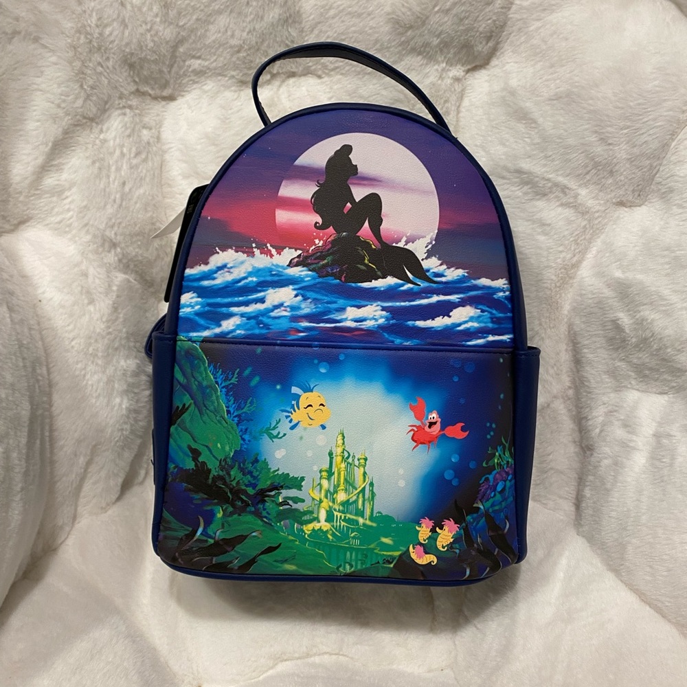 DISNEY ARIEL BLUE BACKPACK